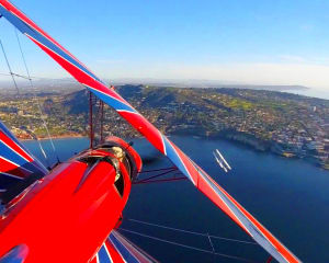 Biplane Flight San Diego, Beach Run - 35 Minutes