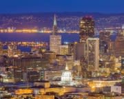 San Francisco Bus Tour, Double Decker Night Tour - 1.5 Hours