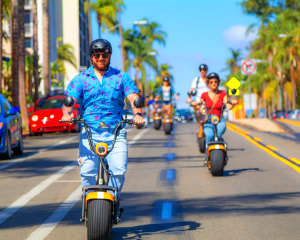 Guided Electric Scooter Tour San Diego, Downtown and Balboa Park Tour - 2 Hours