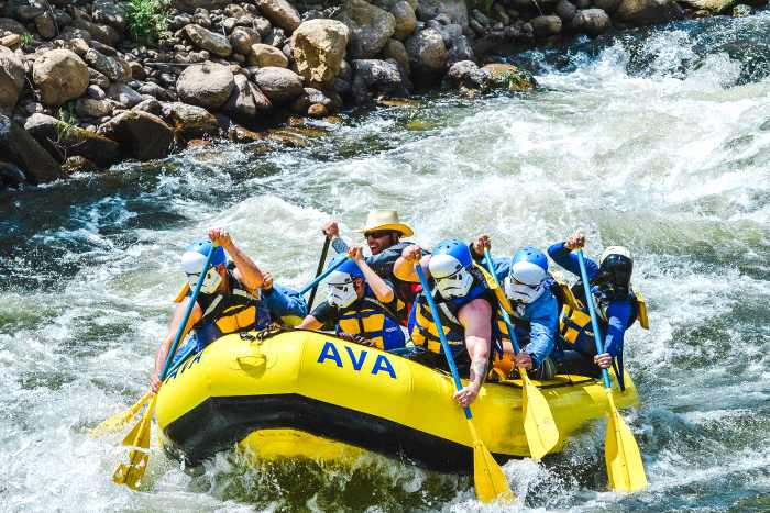 Whitewater Rafting Numbers and Zip Line Trip, Granite - Full Day