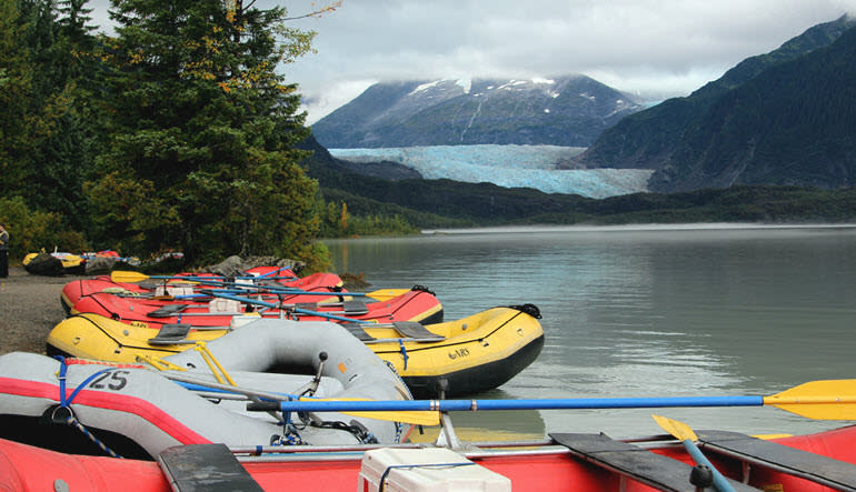 Juneau Rafting Tour Mendenhall Glacier Rafts