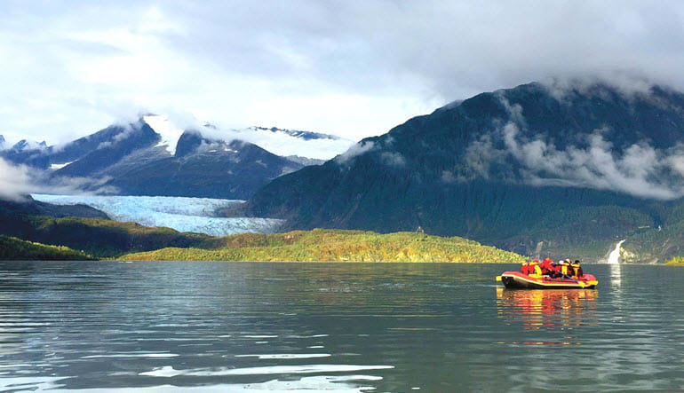 Juneau Rafting Tour Mendenhall Glacier Views