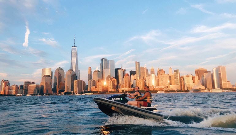 Jet Ski Tour New York City Couple