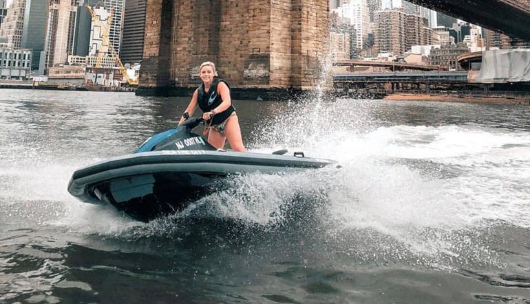 Jet Ski Tour New York City Lady