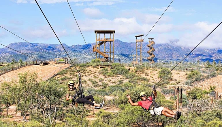 Ziplining Sedona Zip