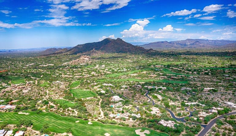 Helicopter Tour Phoenix Paradise Valley Views