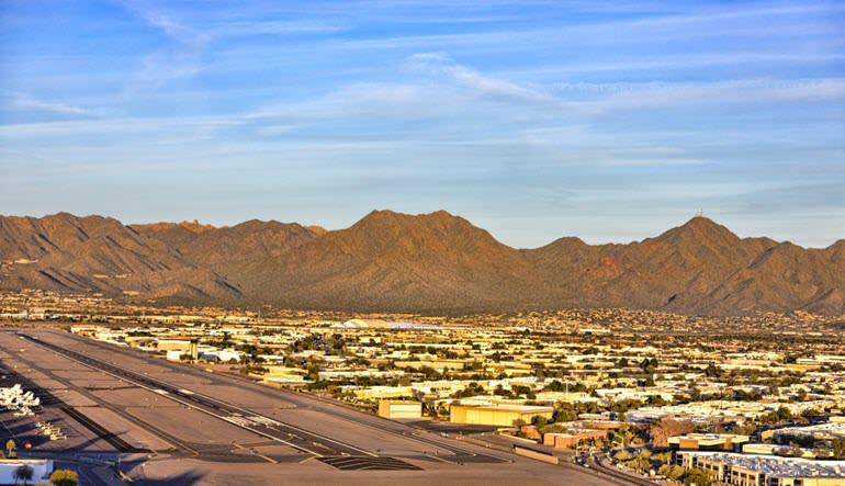 Helicopter Tour Phoenix Desert Lakes Airport