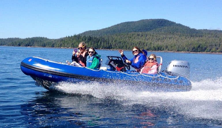 Zodiac Boat Scenic Tour Ketchikan Zoom