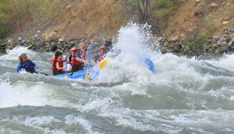 Whitewater Rafting Seattle Skykomish River Splash