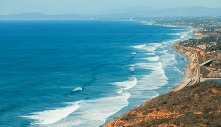 Helicopter Ride Oceanside to La Jolla Cove Beaches