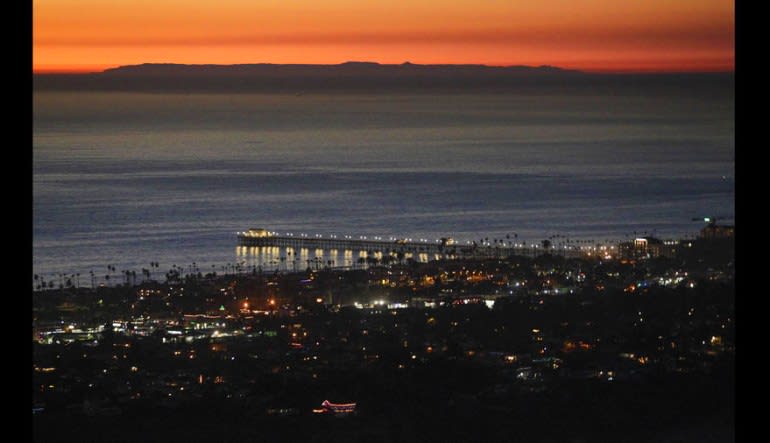 Helicopter Ride Oceanside San Diego tour Night Flight City Lights