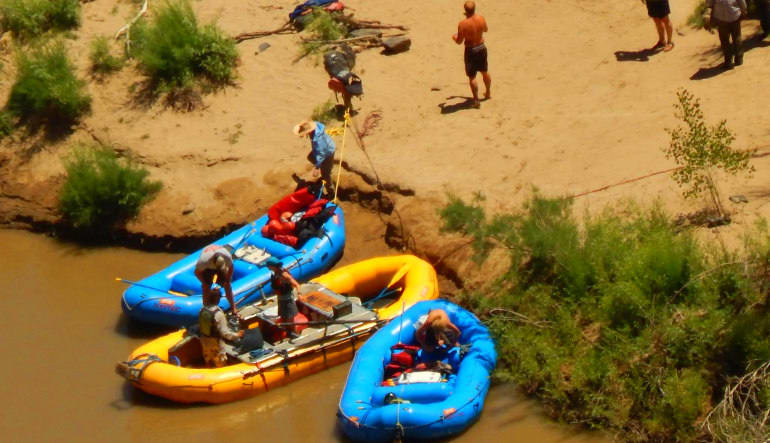 Whitewater Boating Expedition, Cataract Canyon Rafts