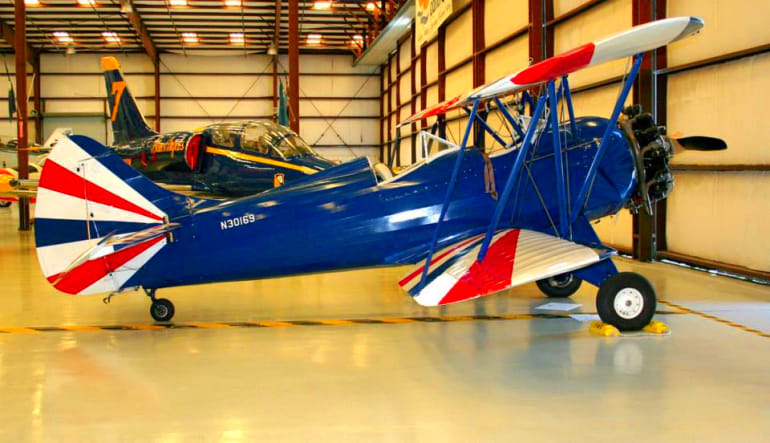 Biplane Aerobatic Flight Cocoa Beach - 17 Minute Flight Close Up