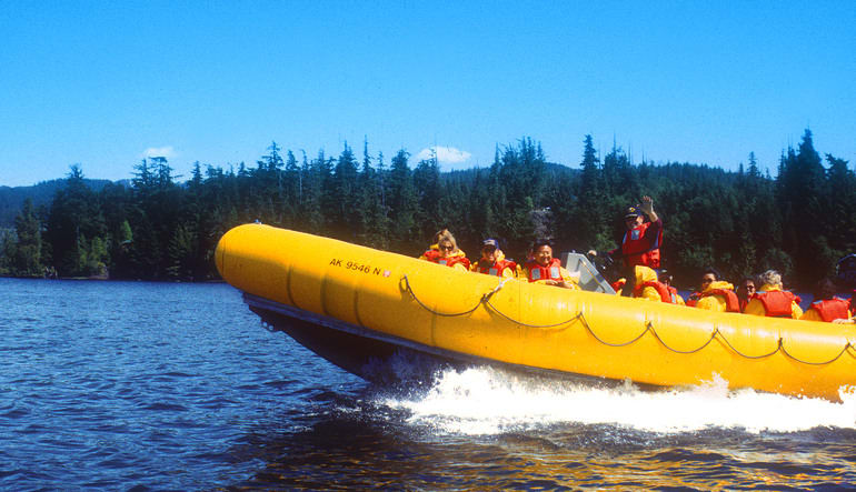 Ketchikan Rainforest Island Adventure - 4 Hours Rubber Duckie