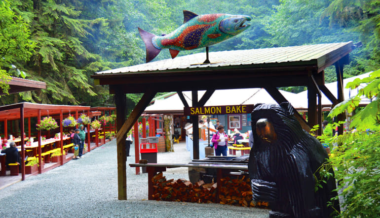 The Ultimate Juneau Experience, Whale Watching and Gold Creek Salmon Bake