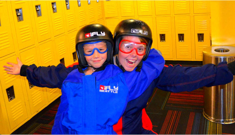 Indoor Skydiving Seattle - 2 Flights Locker Room