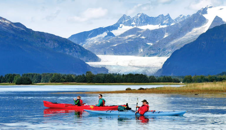 Kayaking Mendenhall Glacier View Tour, Juneau - 3.5 hours Mountains