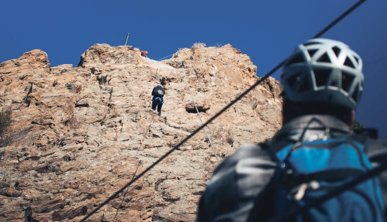 Granite Via Ferrata Tour- Half Day  Rockface