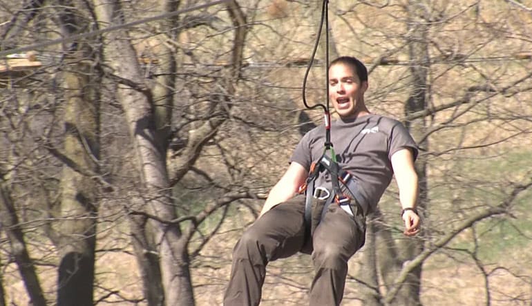 Zipline Treetop Adventure Omaha, Ashland - 3 Hours