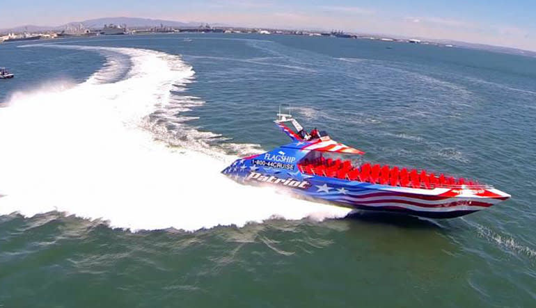 san diego speedboat patriot ride jet boat tours