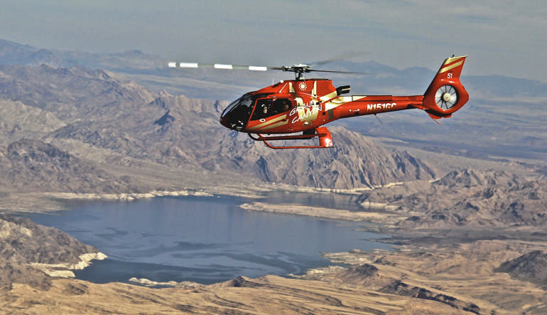 Grand Canyon Helicopter Landing