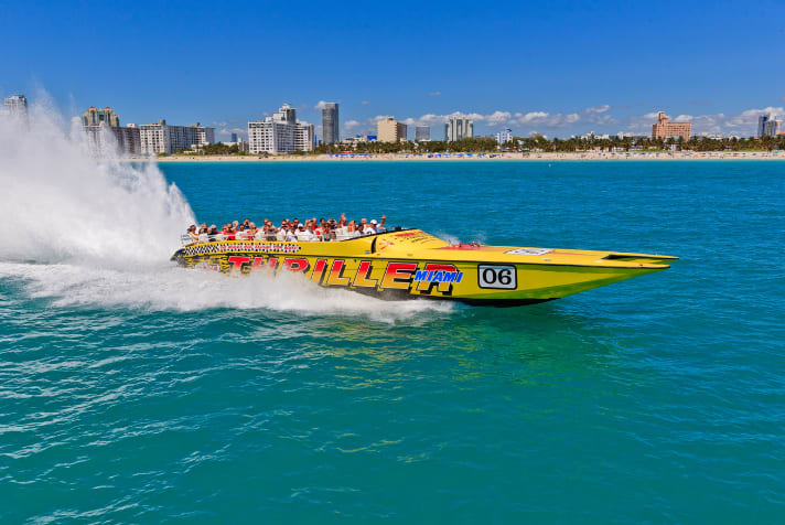 Thriller Miami, 45 Minute Speed Boat Ride