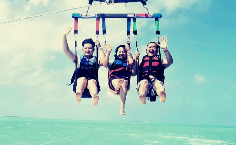 Parasail, Smathers Beach, Key West