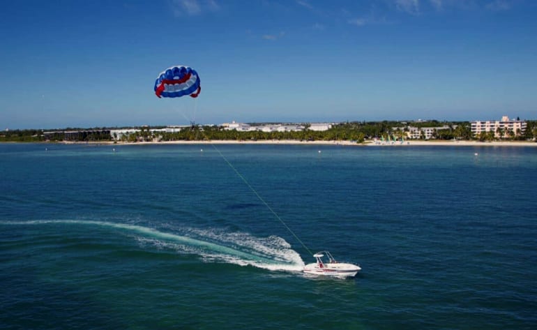 Parasail, Smathers Beach, Key West