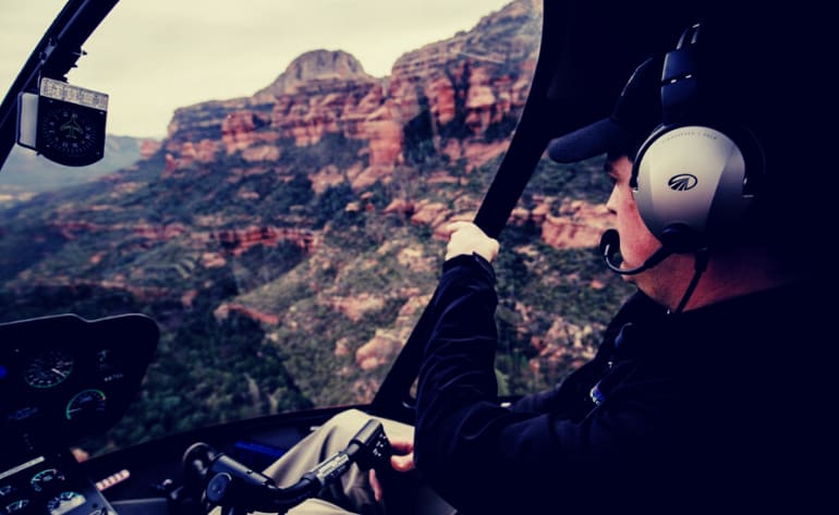 Private Helicopter Tour Sedona, Wild West Tour - 50 Minutes