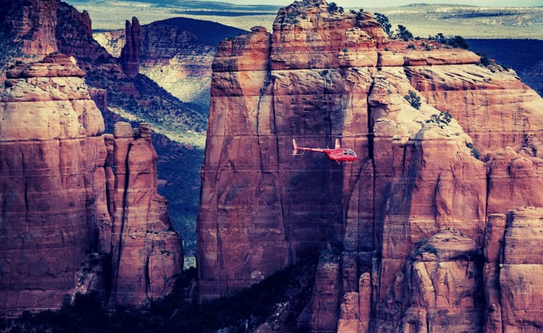 Private Helicopter Tour Sedona, Wild West Tour - 50 Minutes