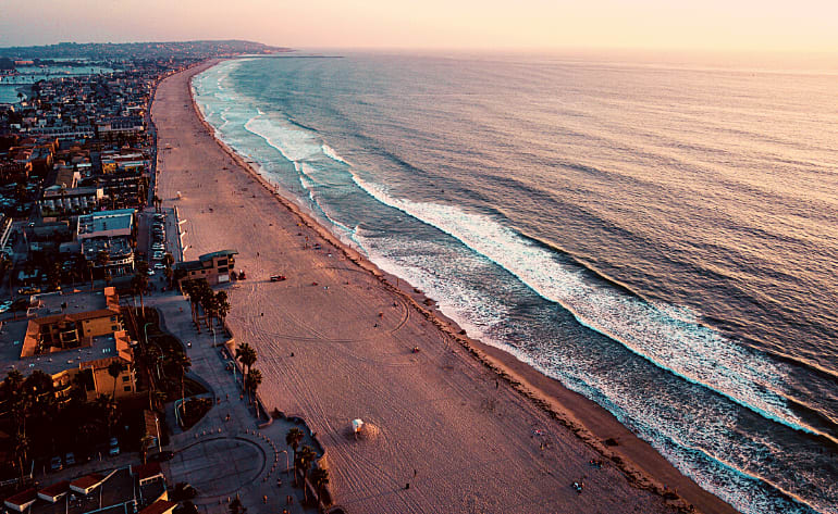 Helicopter Ride Oceanside San Diego tour Night Flight City Lights