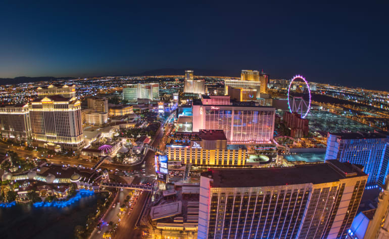 Las Vegas helicopter tour city lights night flights VIP strip ride