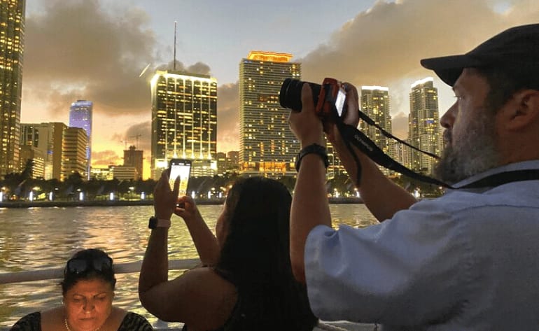 Night Cruise on Biscayne Bay, Miami