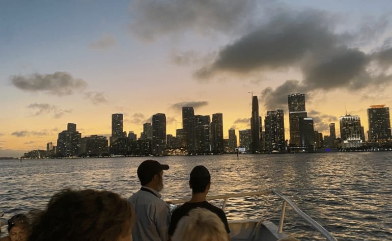 Night Cruise on Biscayne Bay, Miami passengers