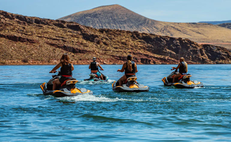 Jet Ski Rental Quail Creek St. George see-doo rides hurricane utah