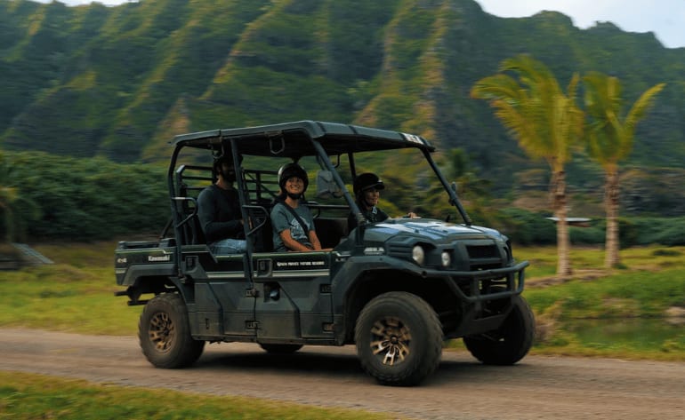 UTV Guided Tour Oahu, Kualoa Ranch - 2 Hours (Book Up to 4 People Per Vehicle!)