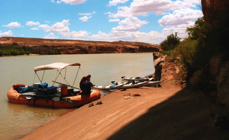 Colorado River Scenic Boat Cruise Moab Beach