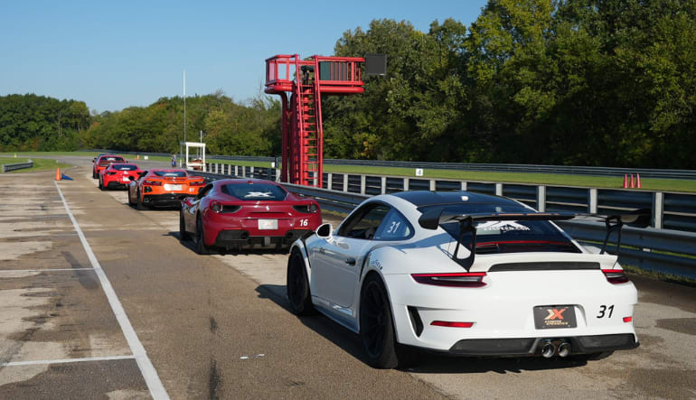 Porsche 911 GT3 RS exotic supercar 4 Lap Drive Chicago