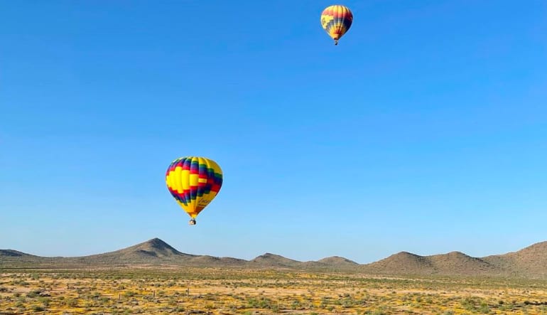 Hot Air Balloon Phoenix near me colorado springs