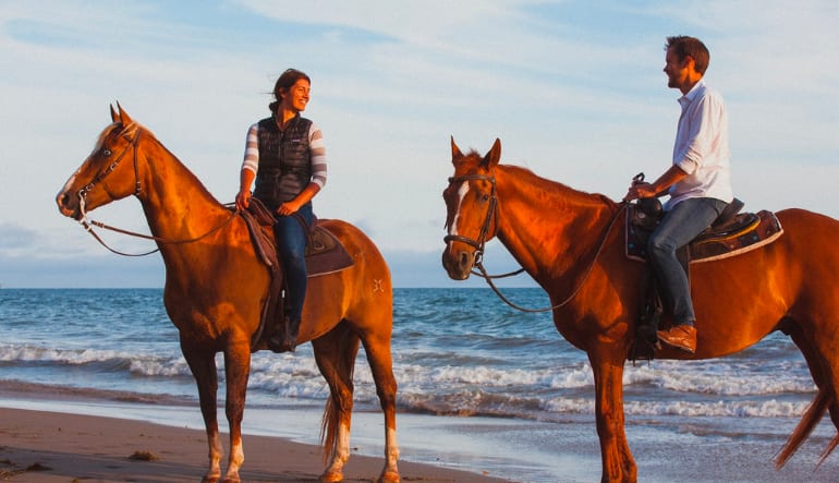 Horseback Riding on a Beach at Santa Barbara - 1.5 Hours