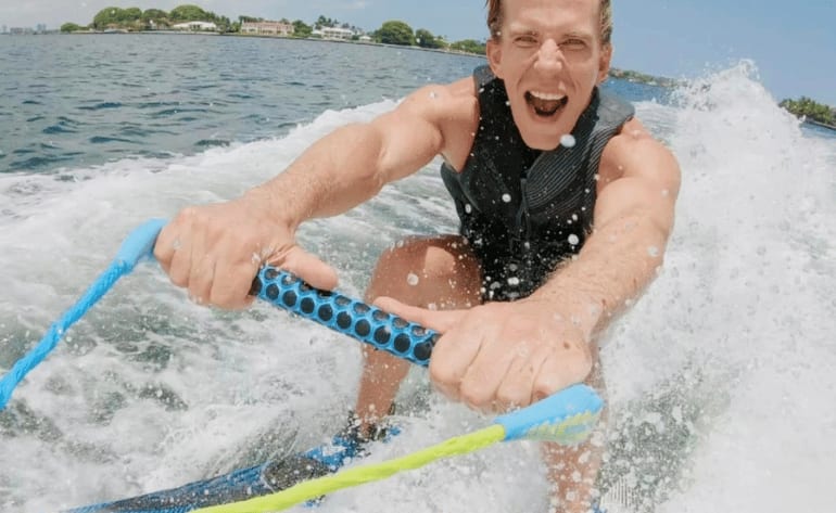 Miami Private Waterskiing Lessons, Biscayne Bay - 1 Hour