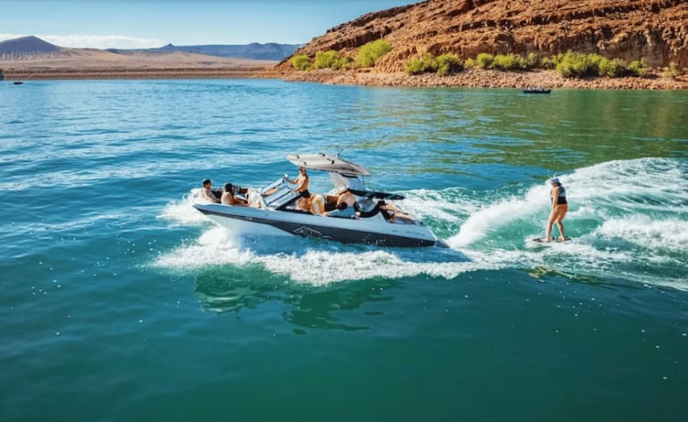 Captained Surf Boat Tour Rental, Quail Creek State Park - 2 Hours