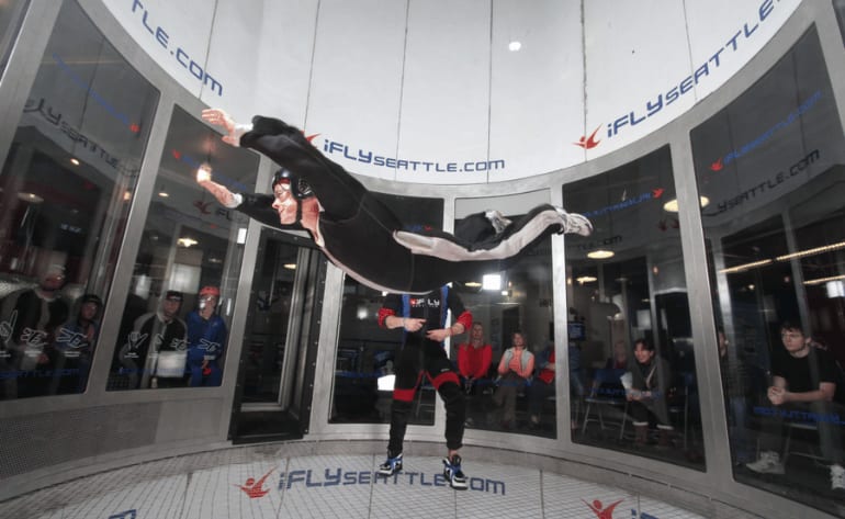 Indoor Skydiving iFLY Seattle - 4 Flights