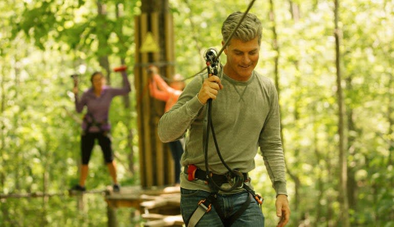 Zipline Treetop Adventure Dad