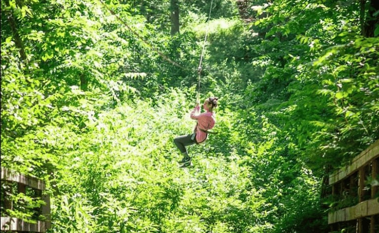 Beginner Zipline and Aerial Course Adventure, Kansas City - 1 Hour