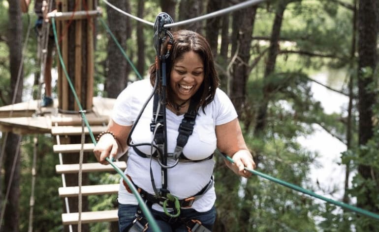 Beginner Zipline and Aerial Course Adventure, Memphis - 1 Hour