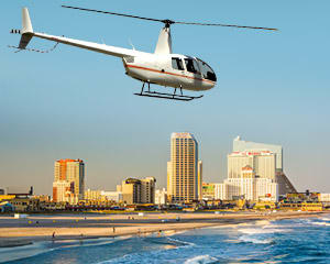 Helicopter Tour Princeton to Atlantic City - 2 Hours