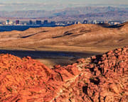 Helicopter Tour Sunset Red Rocks Landing and Vegas Strip - 60 Mins