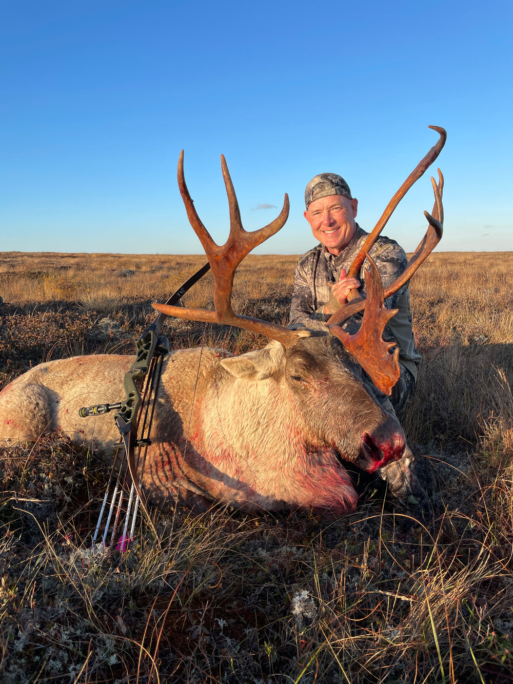 Fred Eichler harvested Caribou with Fred Eichler Signature Series Take Down Riser by Bear Archery 