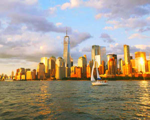 New York City Saturday Sunset Statue & Skyline Sail - 2 Hours